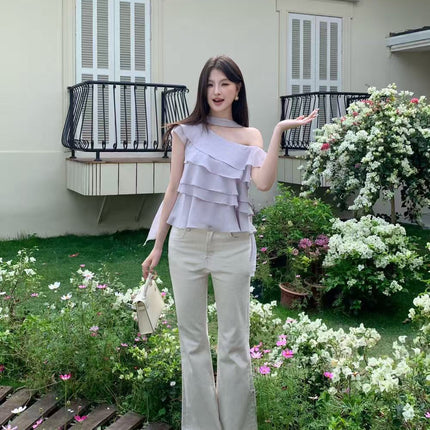 Off-Shoulder Ruffle Top