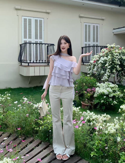 Off-Shoulder Ruffle Top